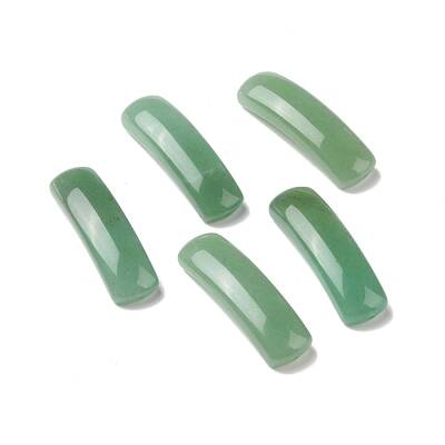 Natural Green Aventurine Connector Charms