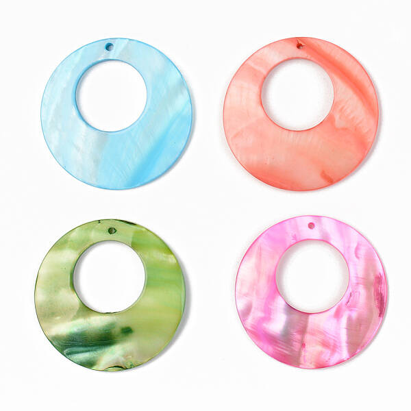 Natural Freshwater Shell Pendants