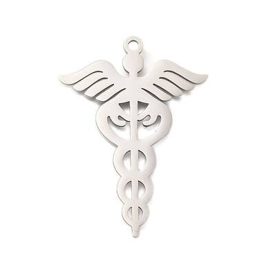 Anti-Tarnish 304 Stainless Steel Snake Pendants