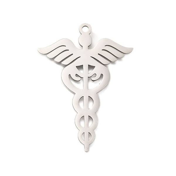 Anti-Tarnish 304 Stainless Steel Snake Pendants