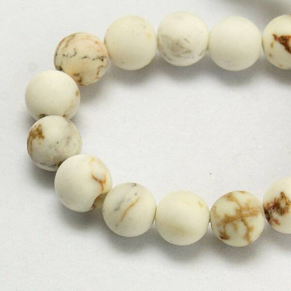 Natural Magnesite Beads Strands