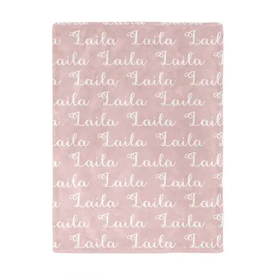 Personalized Name Blanket Classic Letter Kids Gift - Aperturee