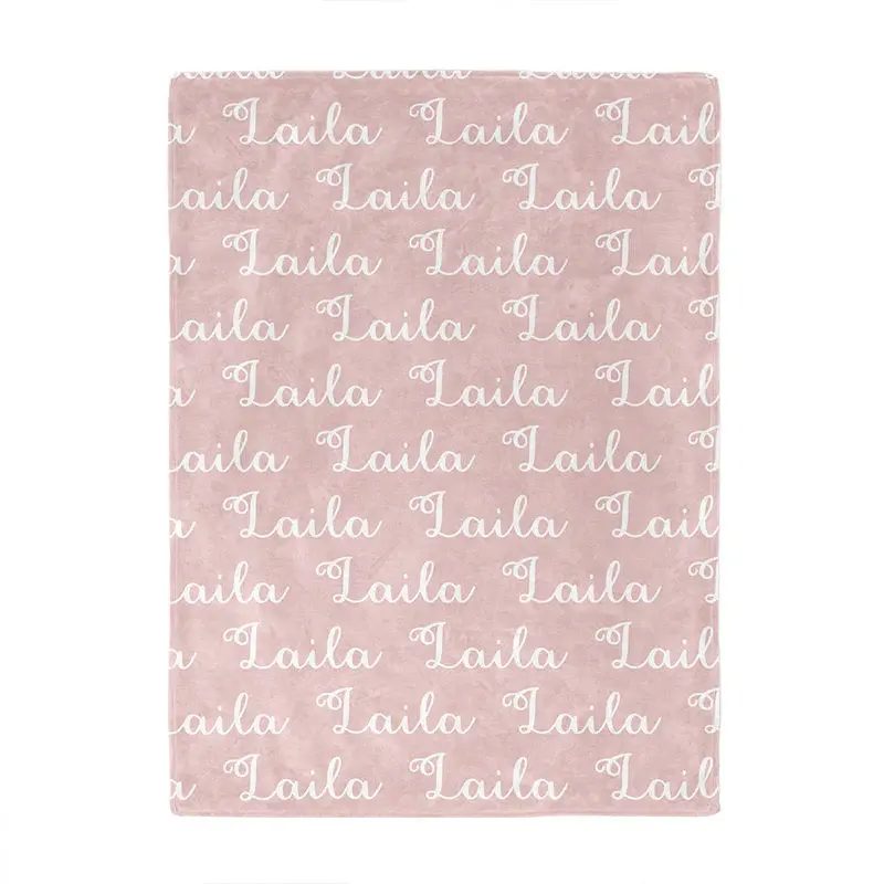 Personalized Name Blanket Classic Letter Kids Gift - Aperturee