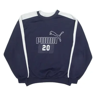 PUMA Mens Sweatshirt Blue L