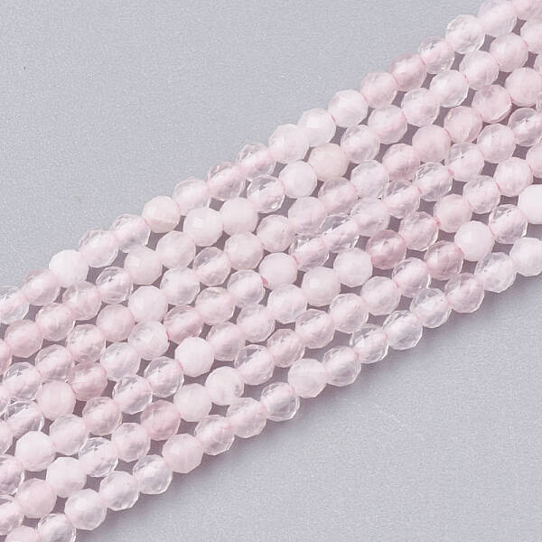 Natural Rose Quartz Beads Strands