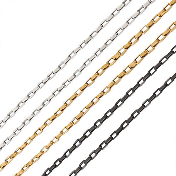 3 Colors 304 Stainless Steel Venetian Chains