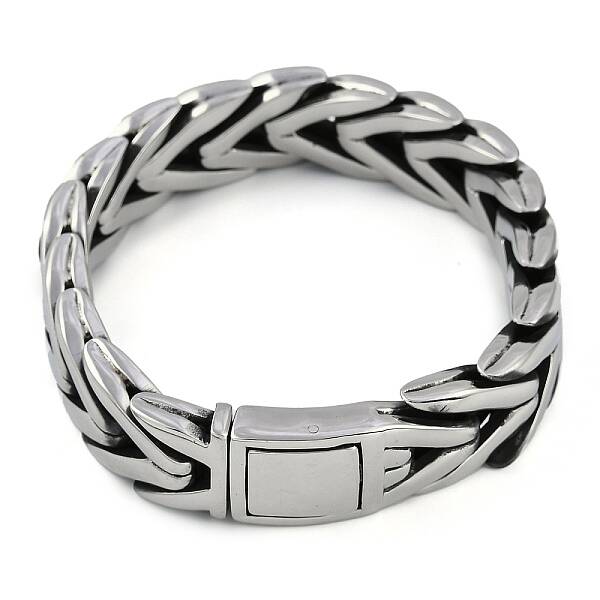 304 Stainless Steel Cuban Link Chain Bracelets for Men