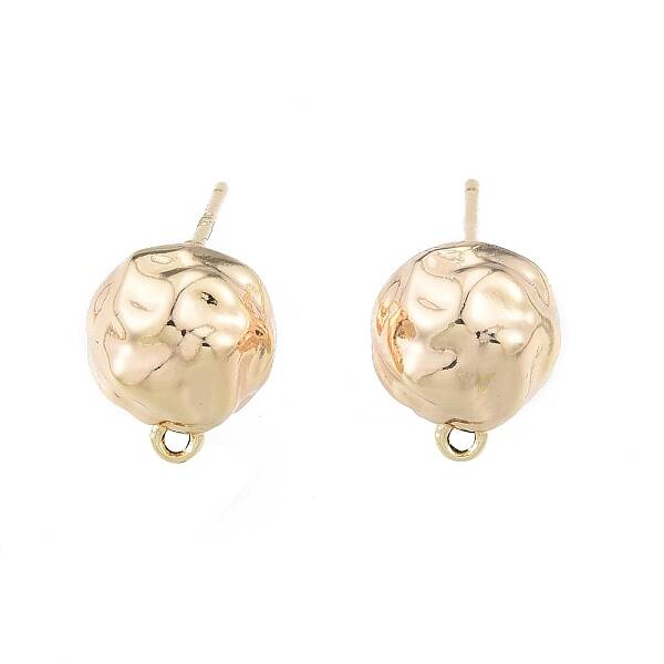 Brass Stud Earrings Findings