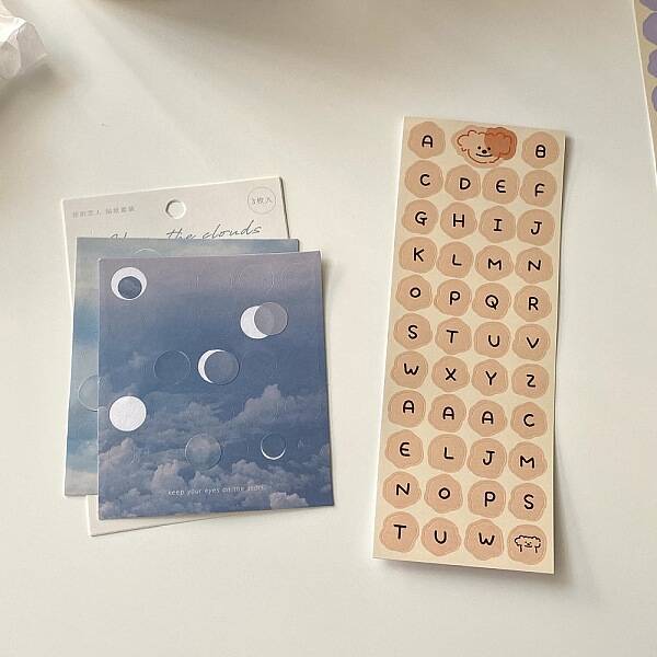 PVC Self-Adhesive Letter Stickers