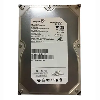 431658-001 HP 500GB 7200RPM SATA 3Gb/s NCQ 16MB Cache 3.5-inch Hard Drive