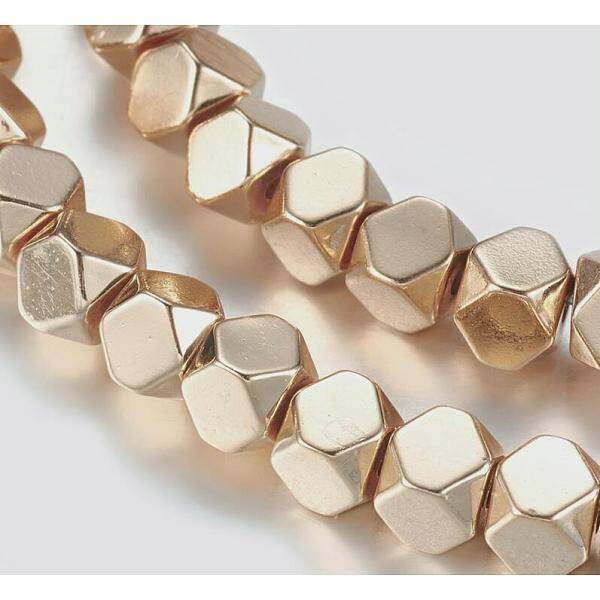 Non-magnetic Synthetic Hematite Beads Strands