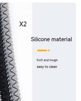 Microwave Oven Silicone Oven Heat Insulation Anti-scald Rack | Color: Gray 2