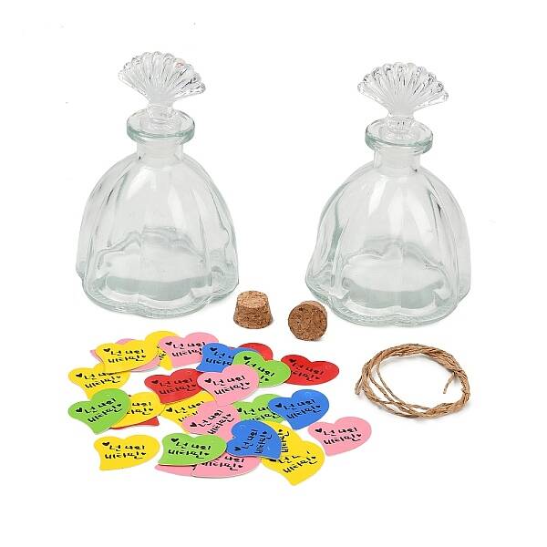 Glass Wishing Bottles
