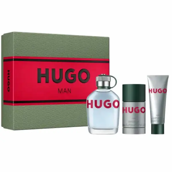 Hugo Men Eau De Toilette Spray 125ml Set 3 Pieces
