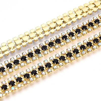 Iron Rhinestone Cup Chains