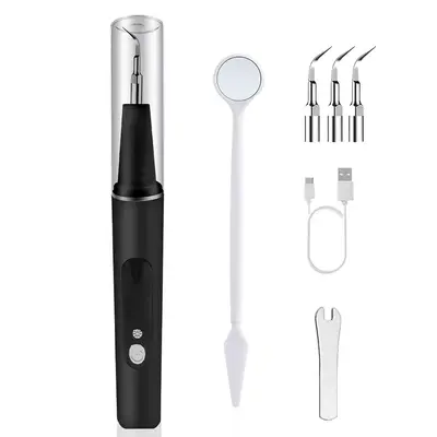 Plaque/Tartar Remover for Teeth, Electric Tooth Cleaner Tartar Remover for Teeth with LED Light,5 Modes Rechargeable Teeth Cl...