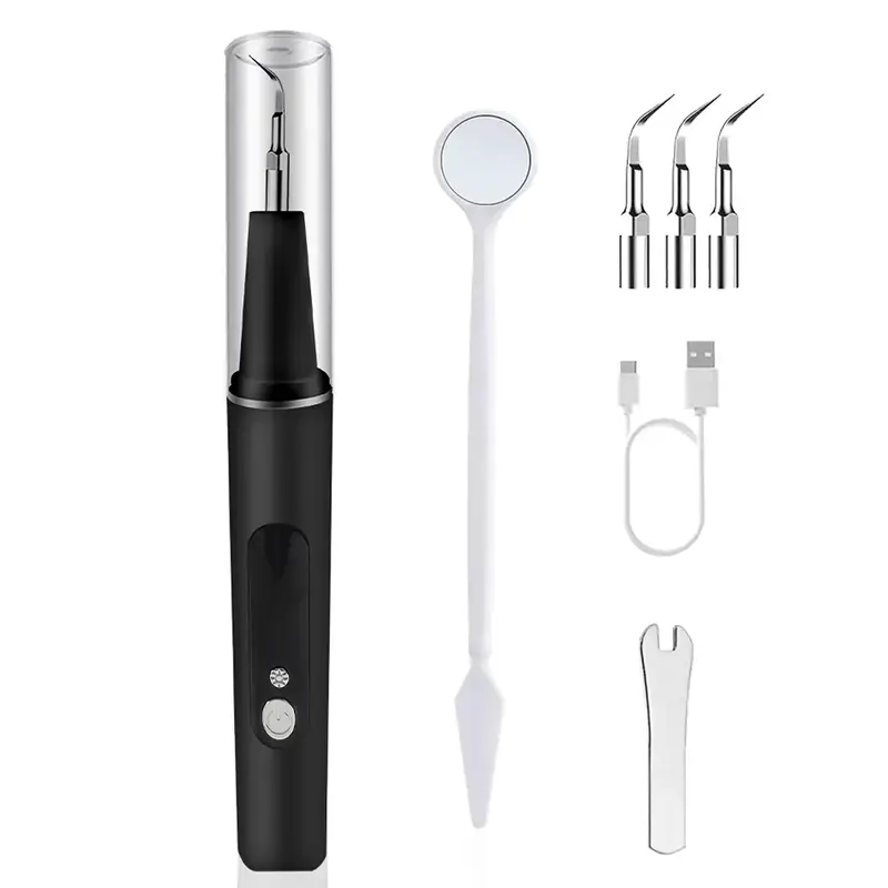 Plaque/Tartar Remover for Teeth, Electric Tooth Cleaner Tartar Remover for Teeth with LED Light,5 Modes Rechargeable Teeth Cl...
