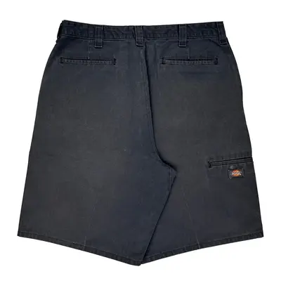 Dickies Shorts - 34W 11L Navy Polyester Blend