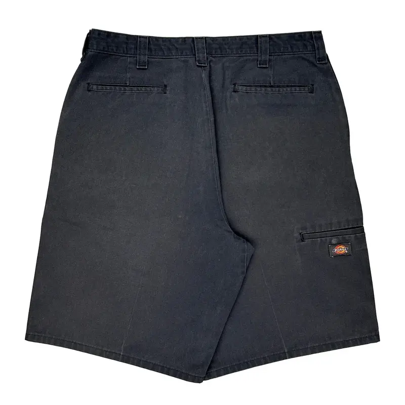 Dickies Shorts - 34W 11L Navy Polyester Blend