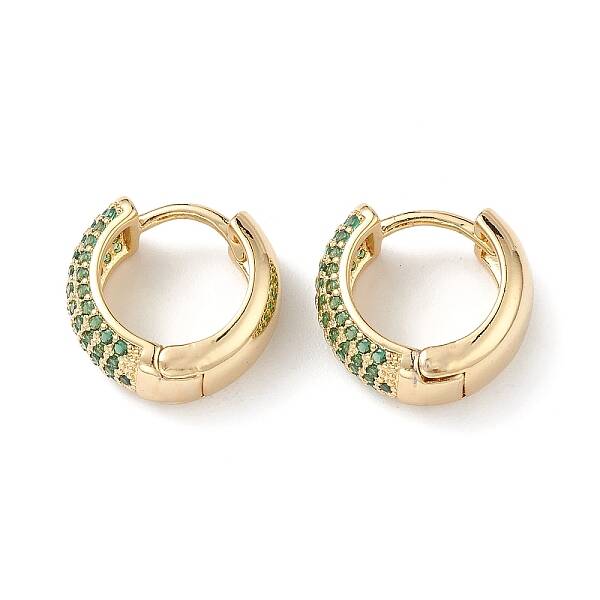 Cubic Zirconia Hoop Earrings