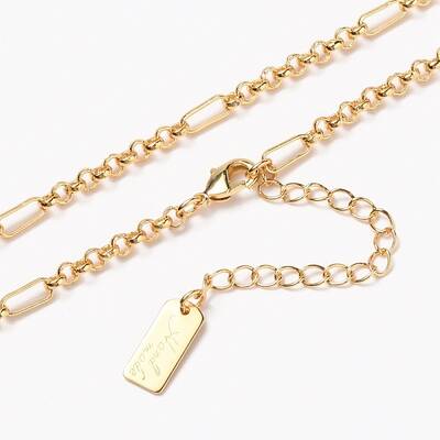 Brass Figaro Chain Necklaces