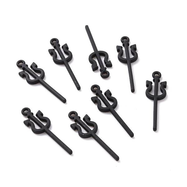Spray Painted Alloy Pendants