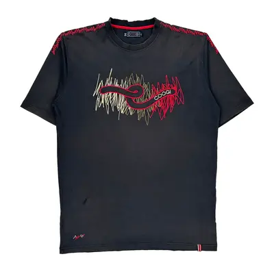 Coogi Graphic T-Shirt - 2XL Black Cotton