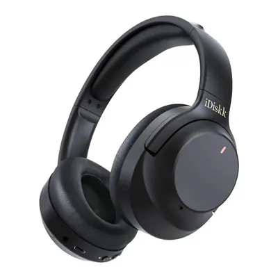 iDiskk Hybrid Active Noise Cancelling Headphones,Bluetooth Wireless Headphones Noise Cancelling with Deep Bass,60h Playtime,H...