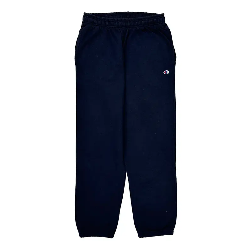 Champion Joggers - Large Navy Cotton Blend