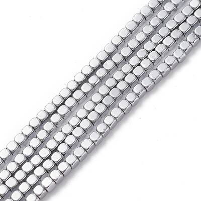 Electroplate Non-magnetic Synthetic Hematite Beads Strands