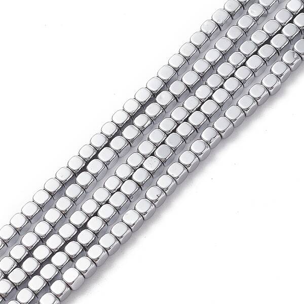 Electroplate Non-magnetic Synthetic Hematite Beads Strands