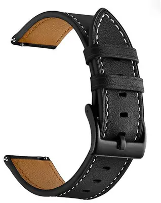 4wrist Leather Strap - 22mm Black