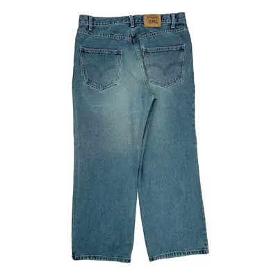 Orange Tab Levis Jeans - 34W 28L Blue Denim