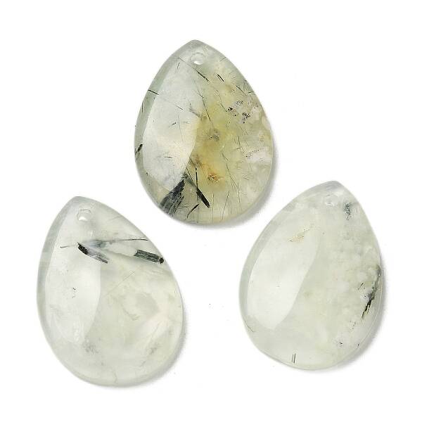 Natural Prehnite Pendants