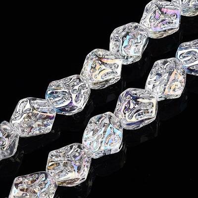 Electroplate Glass Beads Strands