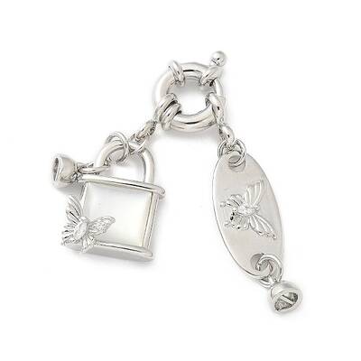 Brass Micro Pave Clear Cubic Zirconia Spring Ring Clasps
