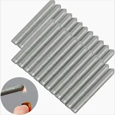 24 Pcs Low Temperature Universal Welding Rod Metal Easy Melt Welding Rods Sticks Low Melt Solder Pipe Welding Tools Electrode...