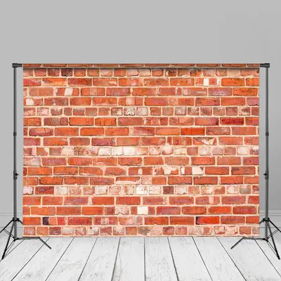 Rustic Red Brick Textured Photoshoot Background - Aperturee