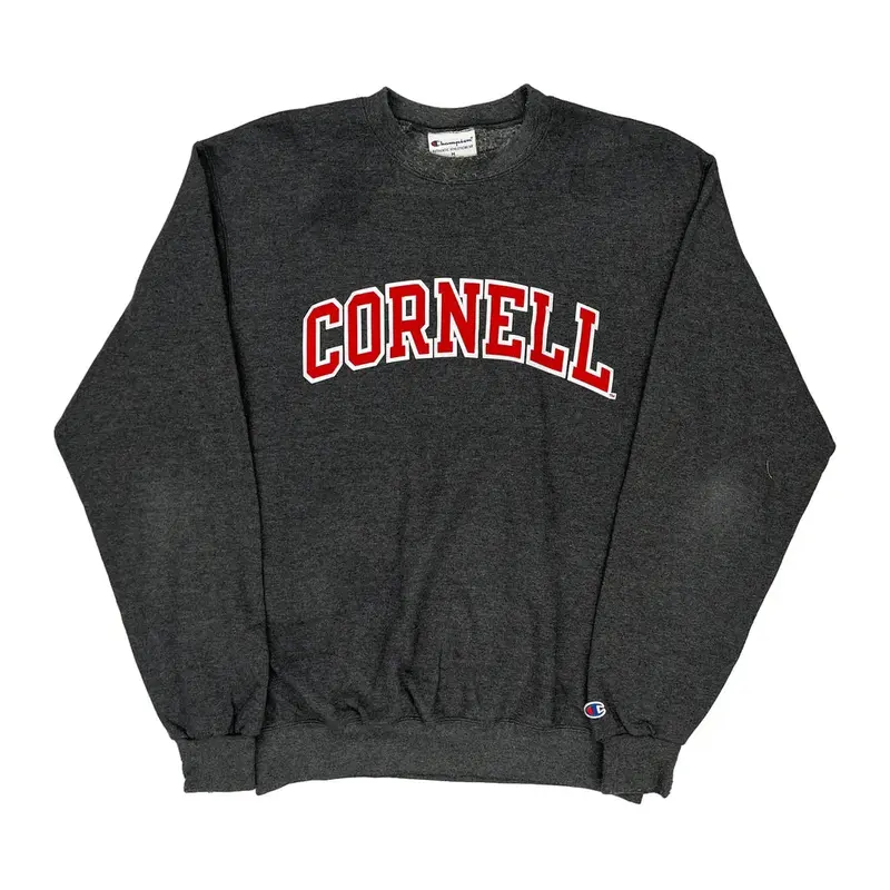 Cornell Champion Sweatshirt - Medium Grey Cotton Blend