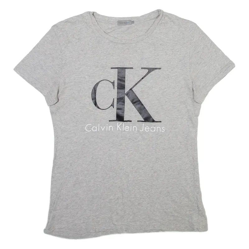 CALVIN KLEIN JEANS Womens T-Shirt Grey M