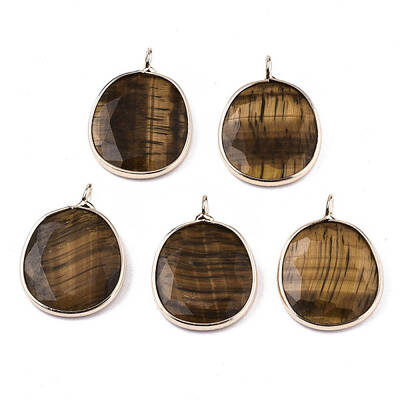 Natural Tiger Eye Pendants