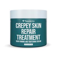 TreeActiv Crepey Skin Repair Treatment | 8oz Firming & Hydrating Moisturizing Cream for Face, Neck & Body | With Hyaluronic A...