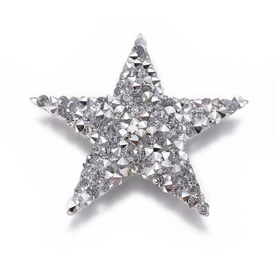 Glitter Hotfix Acrylic Rhinestone