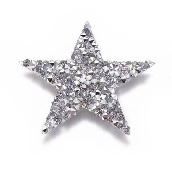 Glitter Hotfix Acrylic Rhinestone
