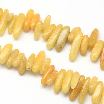 Natural Topaz Jade Stone Bead Strands