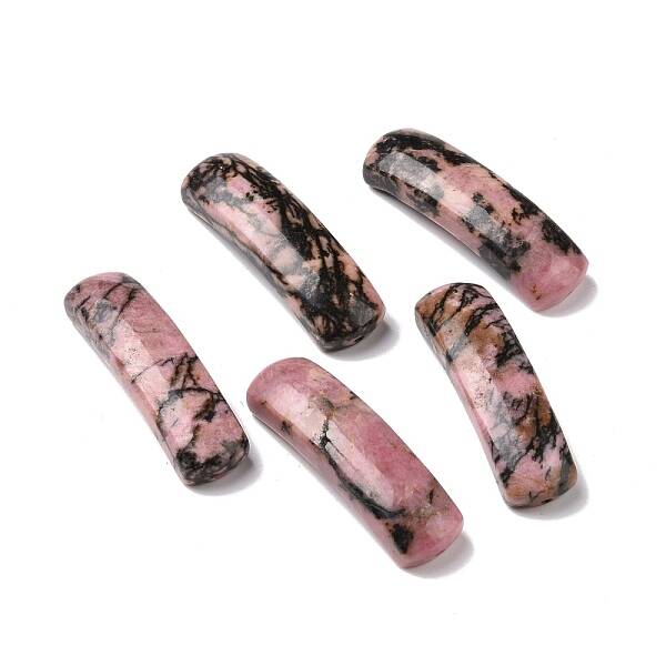 Natural Rhodonite Connector Charms