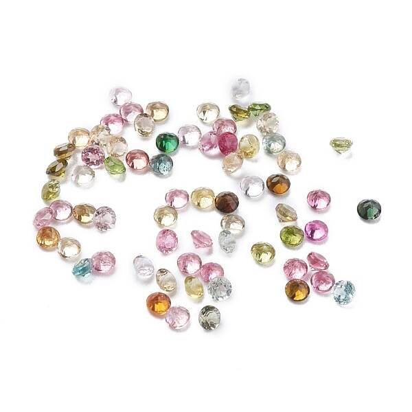 Faceted Natural Tourmaline Cabochons
