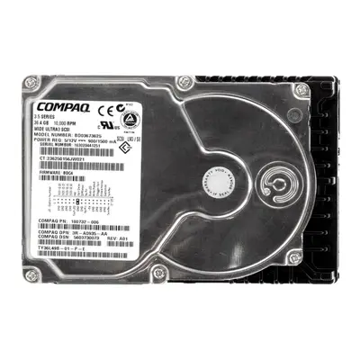 180732-006 HP 36.4GB 10KRPM Ultra-160 SCSI LVD 68-Pin 3.5-inch Hard Drive