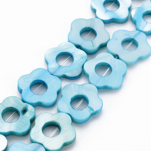 Freshwater Shell Beads Frames Strands