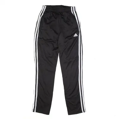 ADIDAS Track Pants Black Skinny Mens M W24 L29